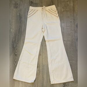 Free People - We The Free Cream Flare Jeans